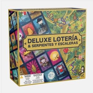 Deluxe Loteria & Serpientes Y Escaleras Board Game